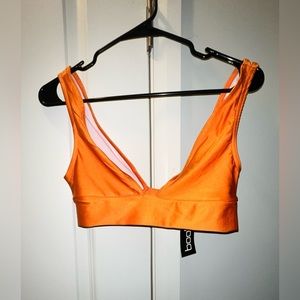 Boohoo Plunge Bikini Top